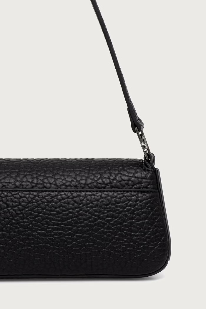 Doplnky Steve Madden Kabelka typu baguette dámska z imitácie kože Baster SM13002684 čierna