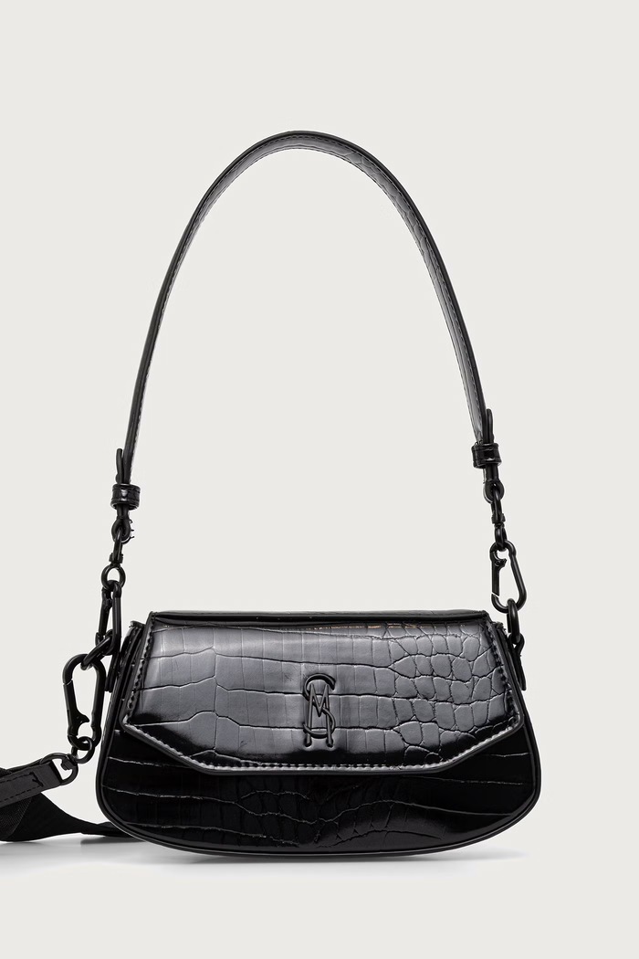 Steve Madden чанта crossbody дамска от имитация на кожа Btaiga-E черен SM13002573