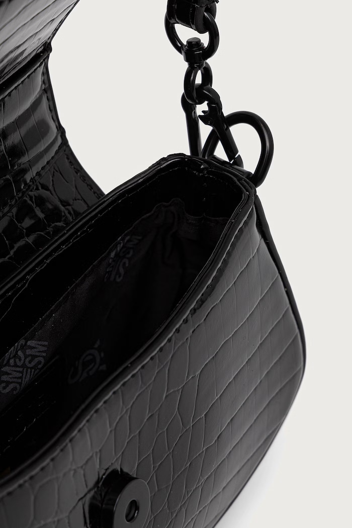 Steve Madden чанта crossbody дамска от имитация на кожа Btaiga-E черен SM13002573