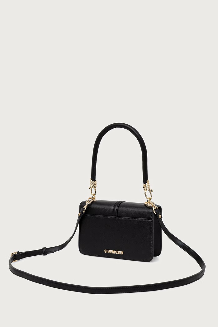 Аксесоари Steve Madden чанта crossbody дамска от имитация на кожа Bsax SM13002594 черен