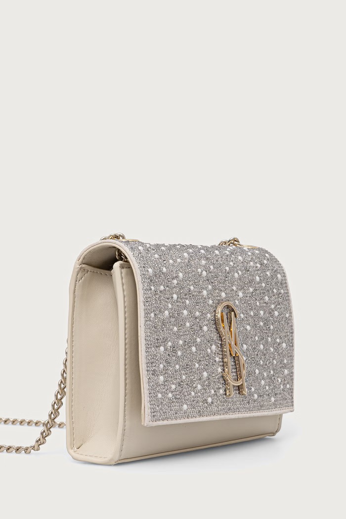 Steve Madden torebka crossbody damska Bramonem SM13002295 beżowy AW26