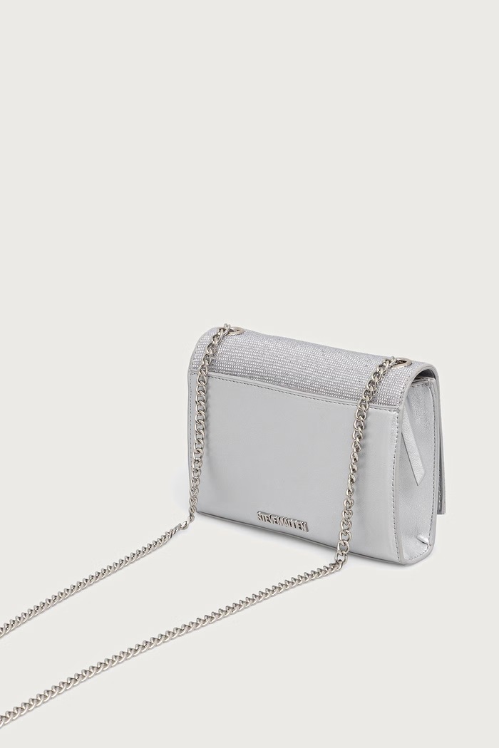 Dodatki Steve Madden crossbody torbica ženska Bramonem SM13002295 srebrna