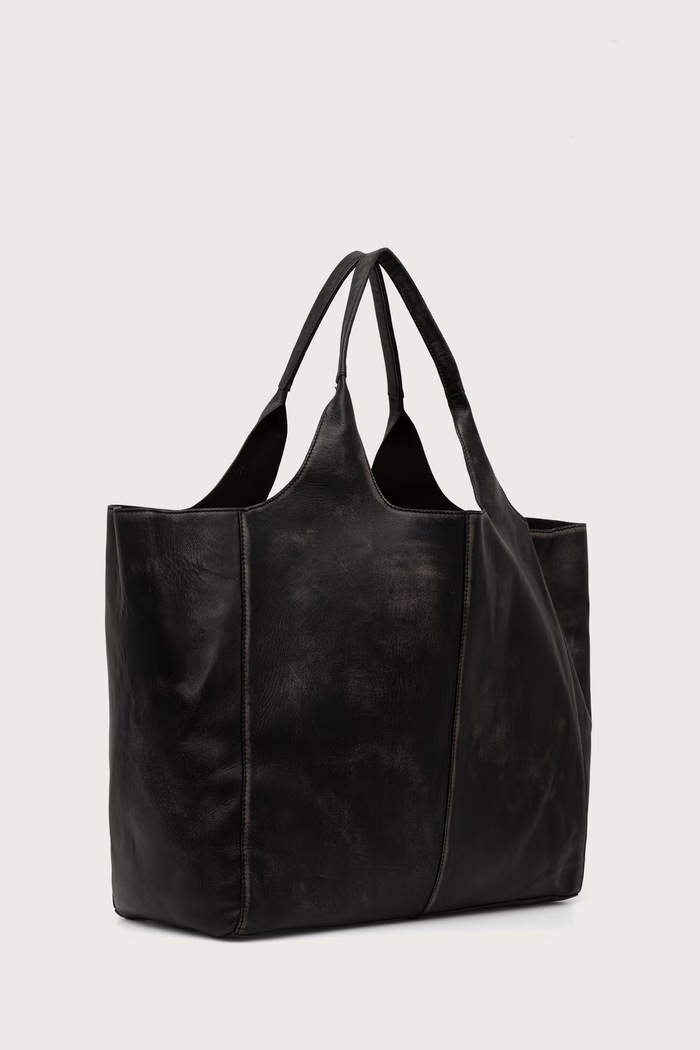 Stand Studio Torebka shopper damska skórzana Lily 66450.7995 czarny AW26