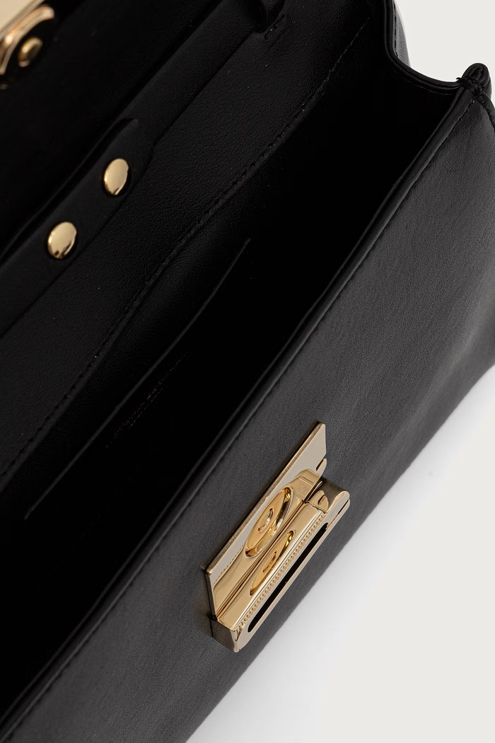 Torebka crossbody damska skórzana Dorian Victoria Beckham czarny B426AAC007830A