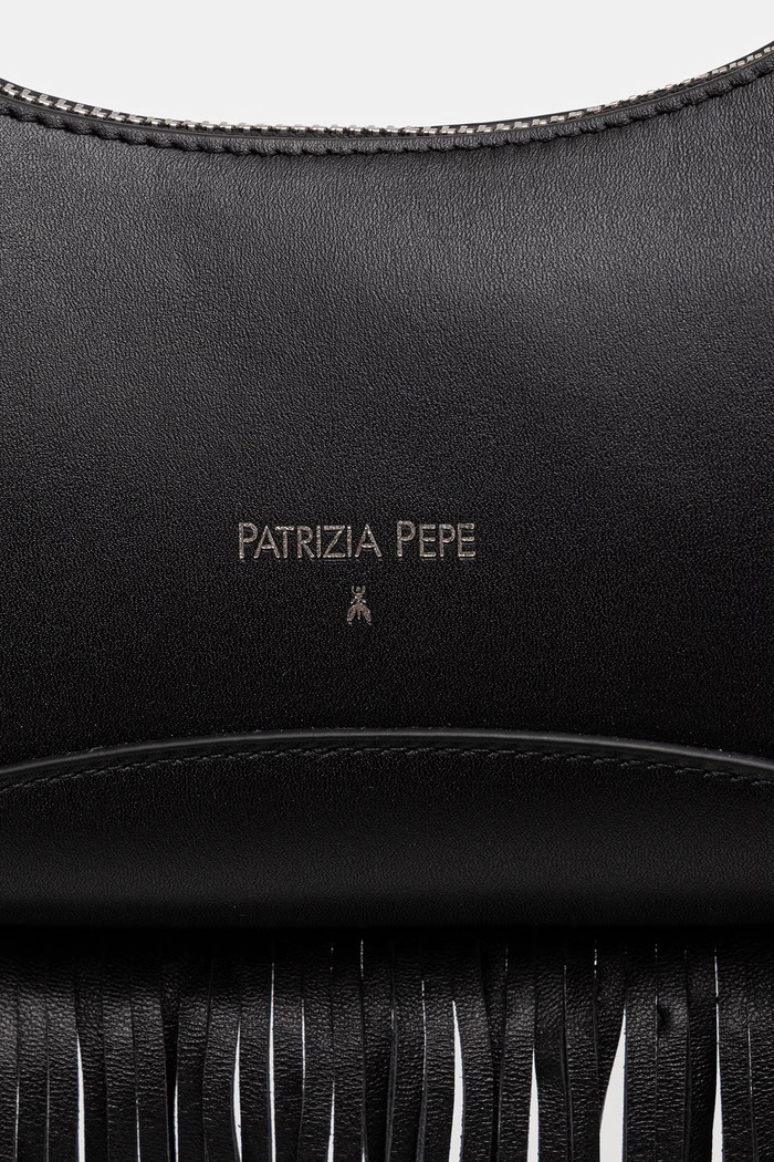 Patrizia Pepe torebka hobo damska skórzana 8B0166.L101