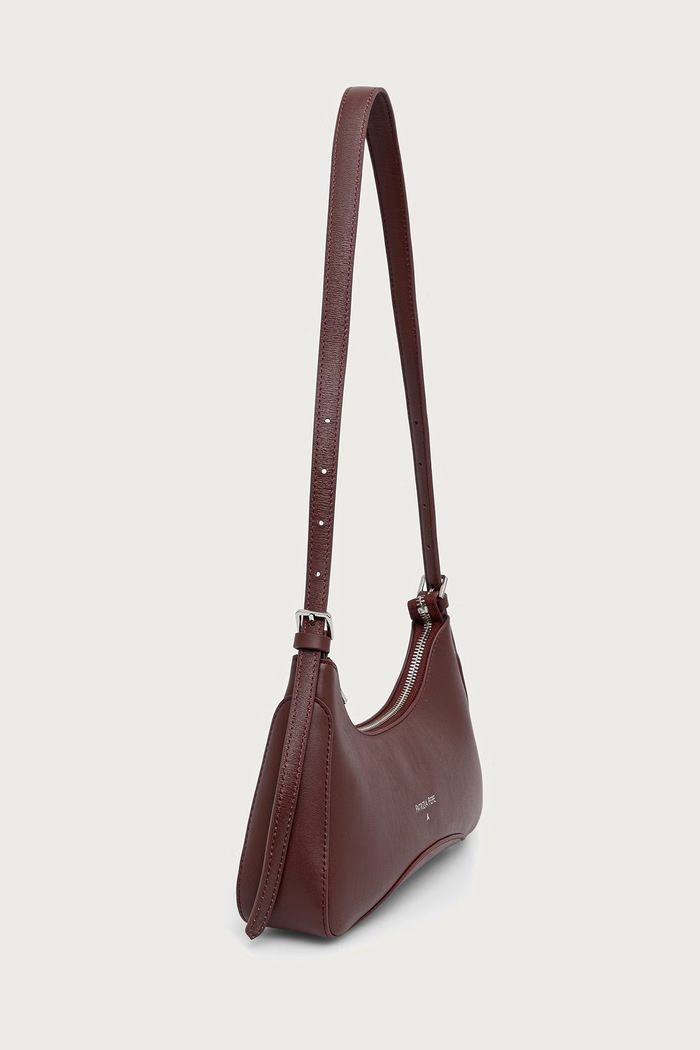 Patrizia Pepe torebka hobo damska skórzana 8B0146.L0005 brązowy AW26