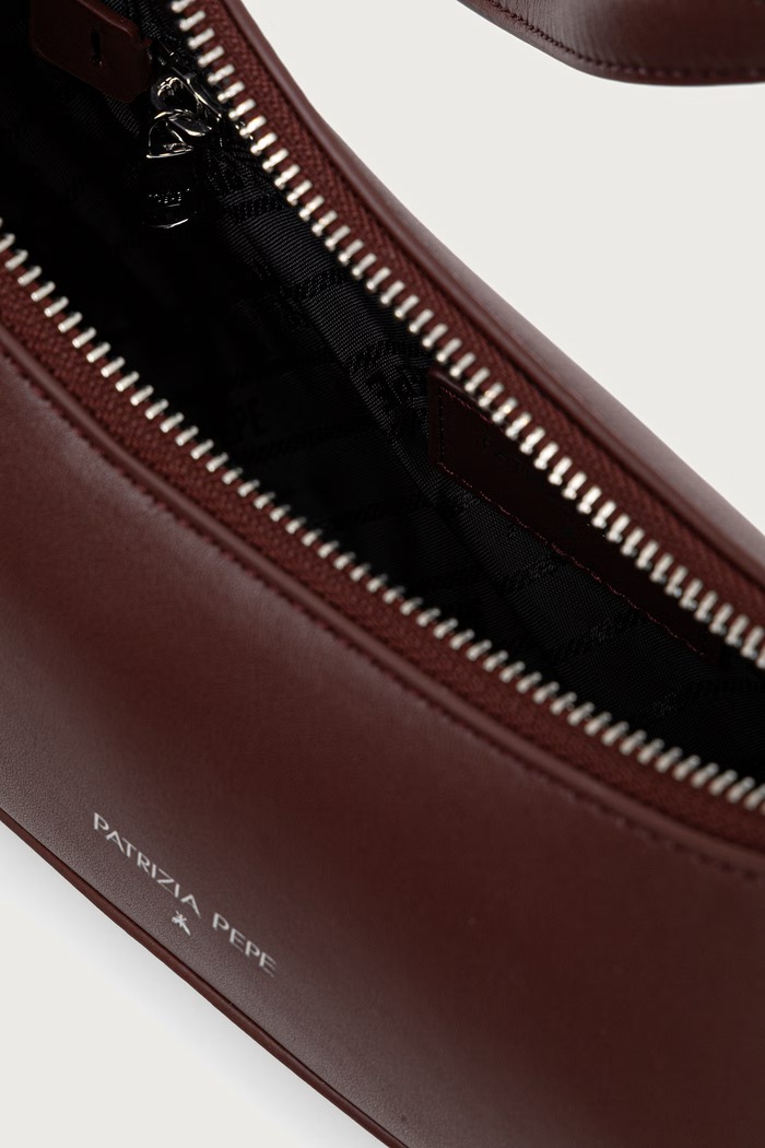 Patrizia Pepe torebka hobo damska skórzana 8B0146.L0005 brązowy