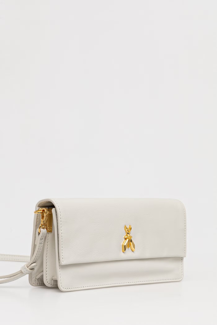 Patrizia Pepe crossbody kabelka dámska kožená 8B0131.L0008 biela AW26