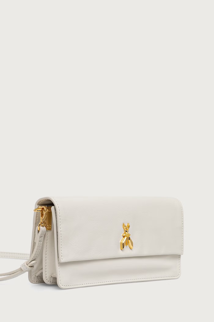Patrizia Pepe borsa a tracollo da donna in pelle 8B0131.L0008 bianco AW26