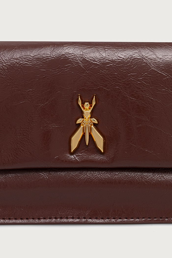 Akcesoria Patrizia Pepe torebka crossbody damska skórzana 8B0131.L0008 brązowy