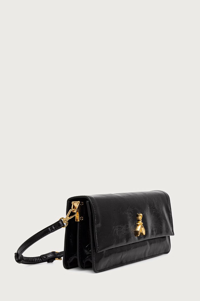 Patrizia Pepe torebka crossbody damska skórzana 8B0131.L0008 czarny AW26
