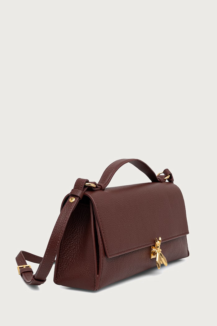 Patrizia Pepe torebka crossbody damska skórzana 8B0117.L133 brązowy AW26