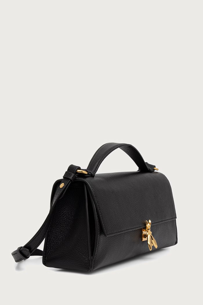 Patrizia Pepe torebka crossbody damska skórzana 8B0117.L133 czarny AW26