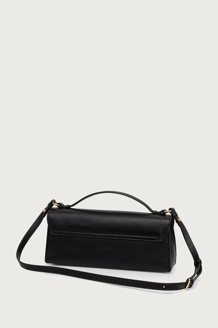 Patrizia Pepe torebka crossbody damska skórzana czarny 8B0117.L133