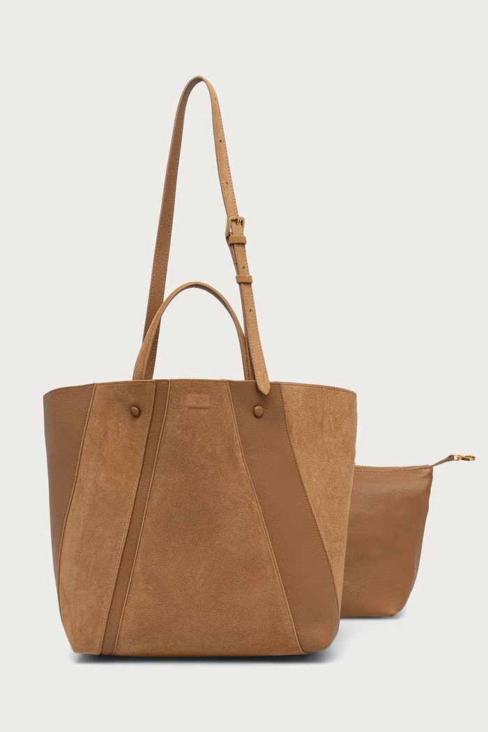Patrizia Pepe torebka shopper damska skórzana brązowy 8B0114.L055
