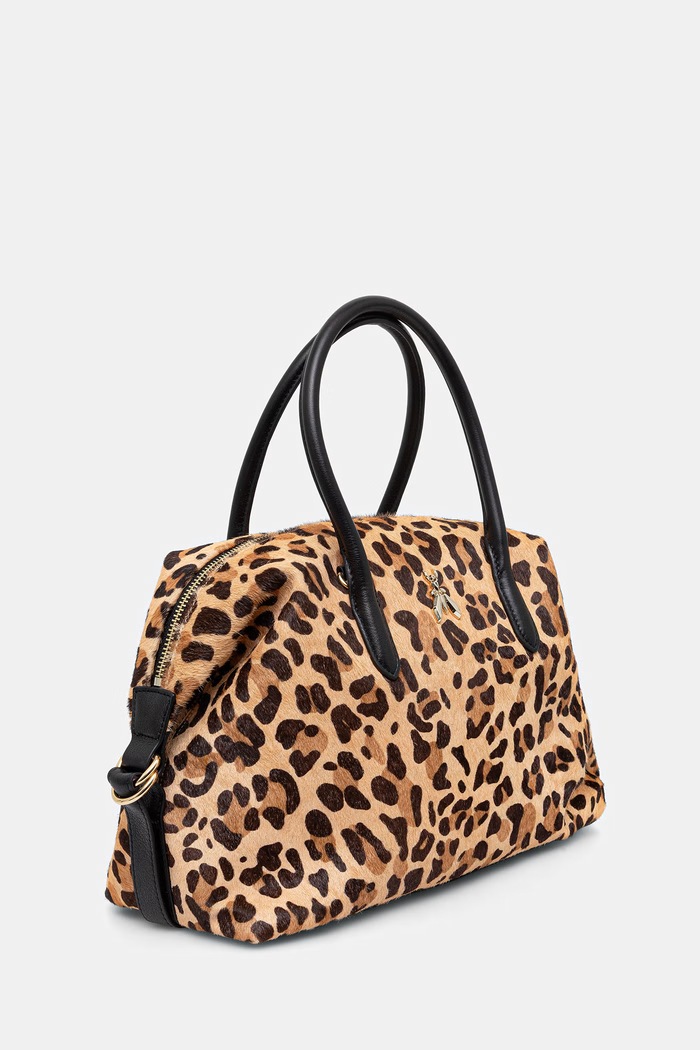 Patrizia Pepe torebka shopper damska skórzana 8B0110.L056 beżowy AW26