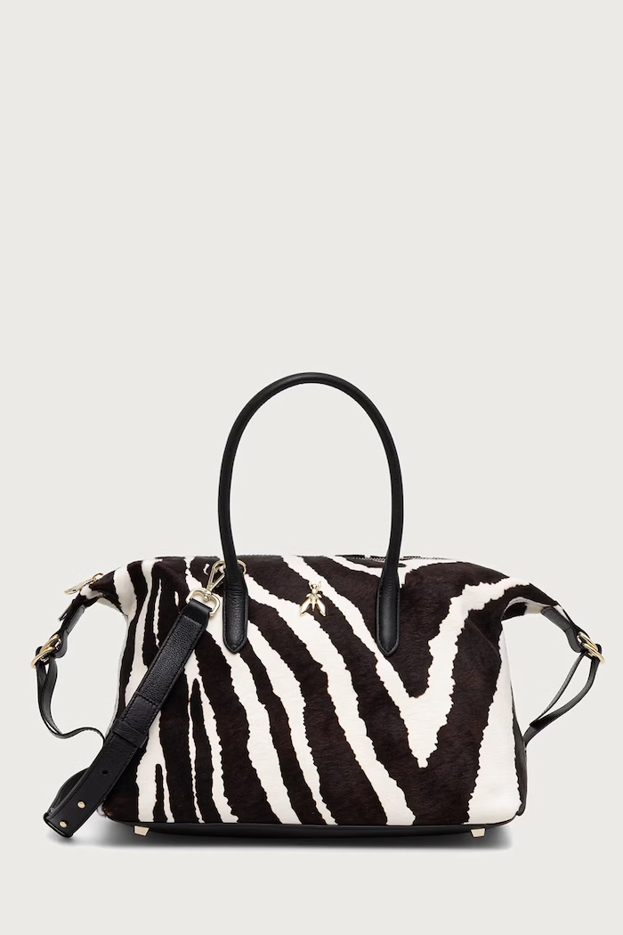 Patrizia Pepe Torebka shopper damska skórzana brązowy 8B0110.L056