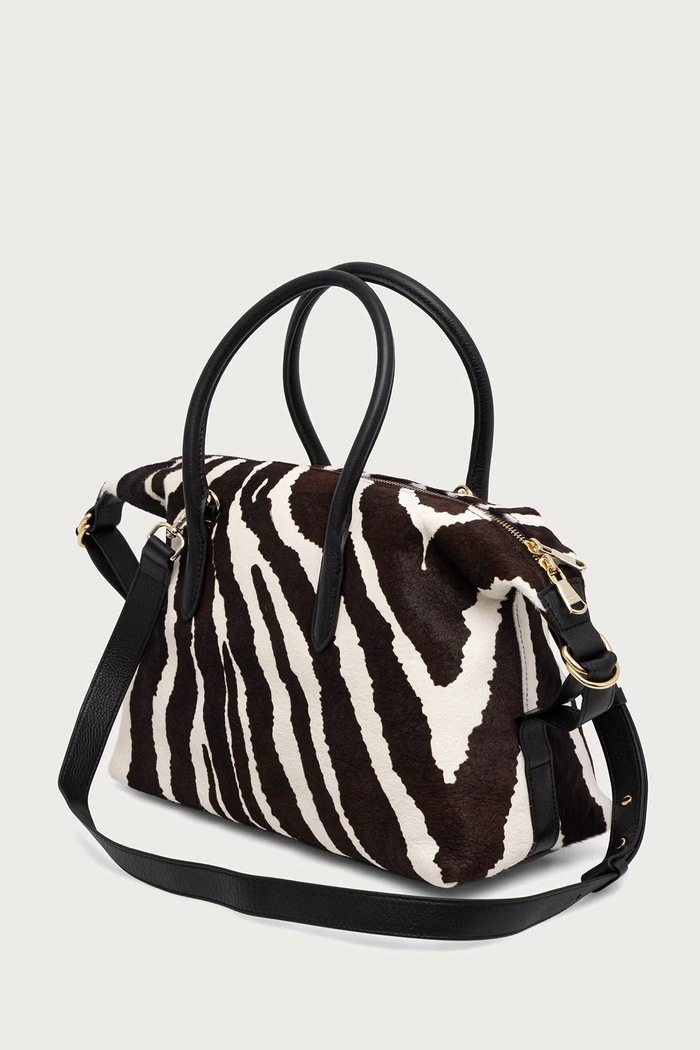 Akcesoria Patrizia Pepe Torebka shopper damska skórzana 8B0110.L056 brązowy