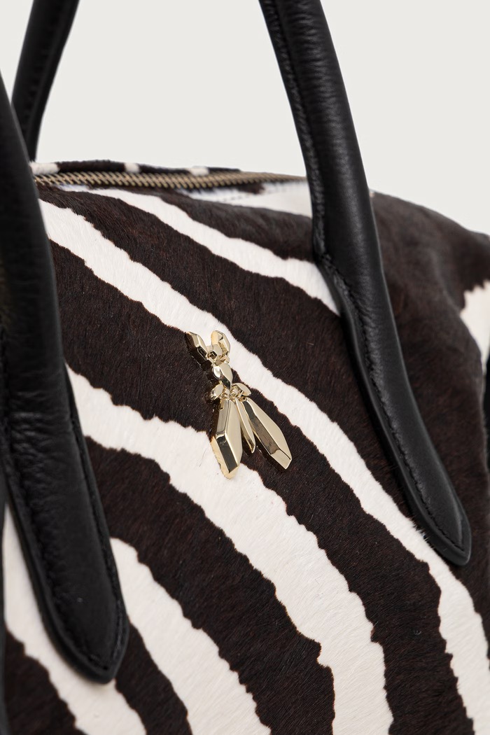 Torebka shopper damska skórzana Patrizia Pepe 8B0110.L056 brązowy