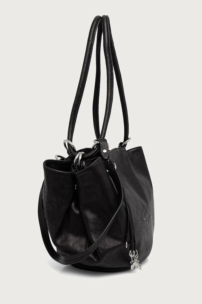 Patrizia Pepe torebka tote damska skórzana 8B0094.L005 czarny AW26