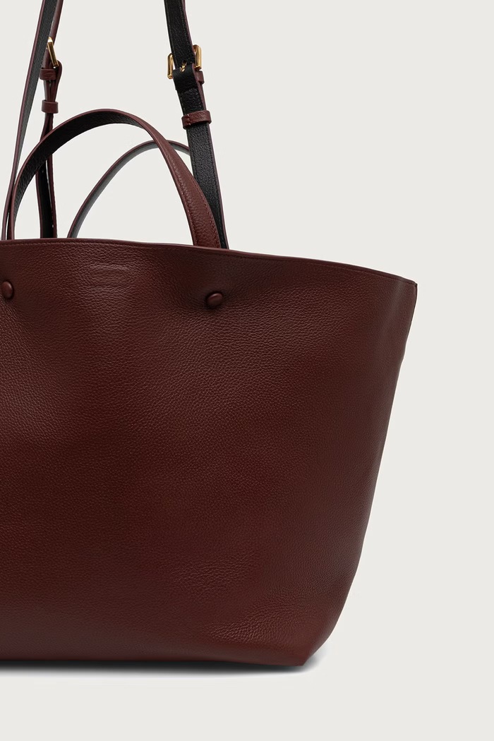Patrizia Pepe torebka shopper damska skórzana 8B0054.L133 brązowy