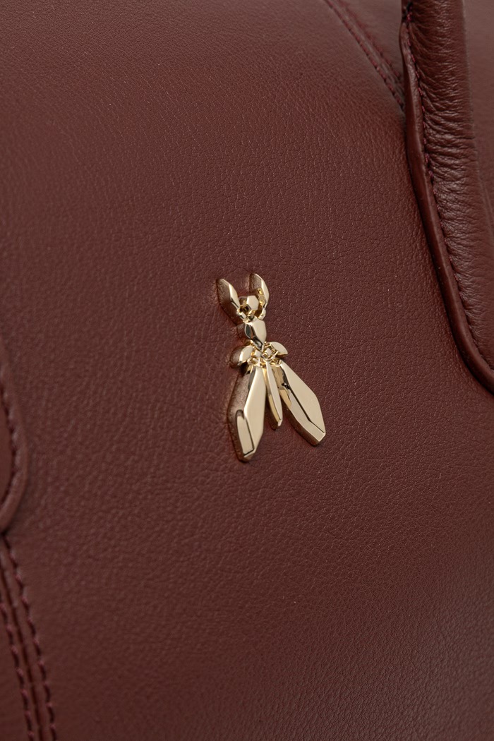 Patrizia Pepe torebka shopper damska skórzana 8B0012.L162 brązowy