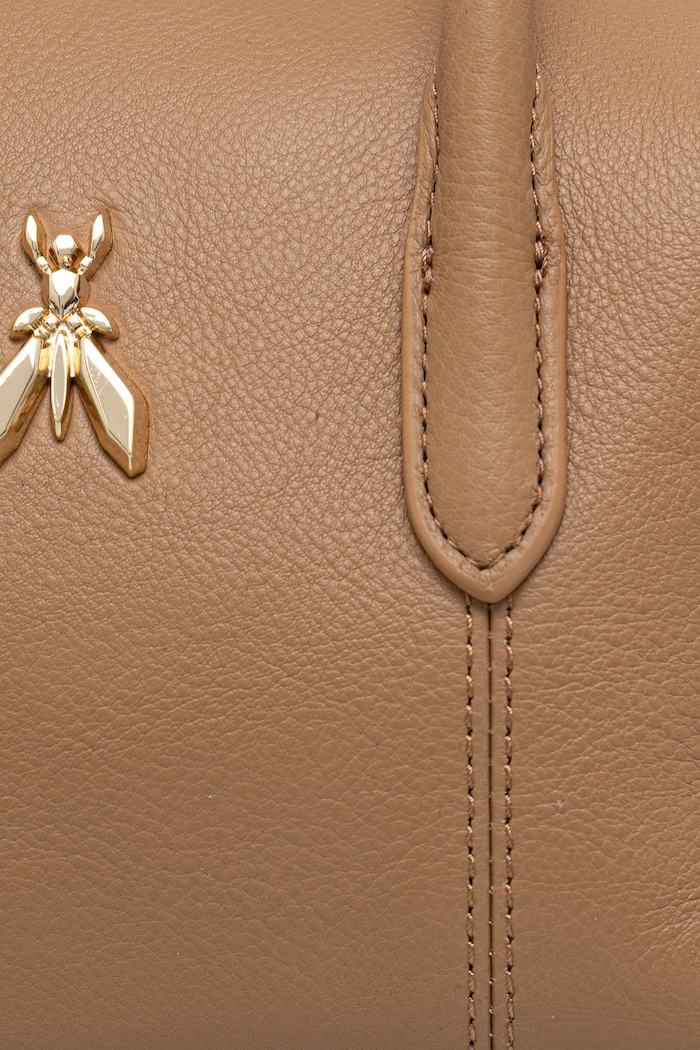 Patrizia Pepe crossbody torbica ženska usnjena 8B0010.L162 bež