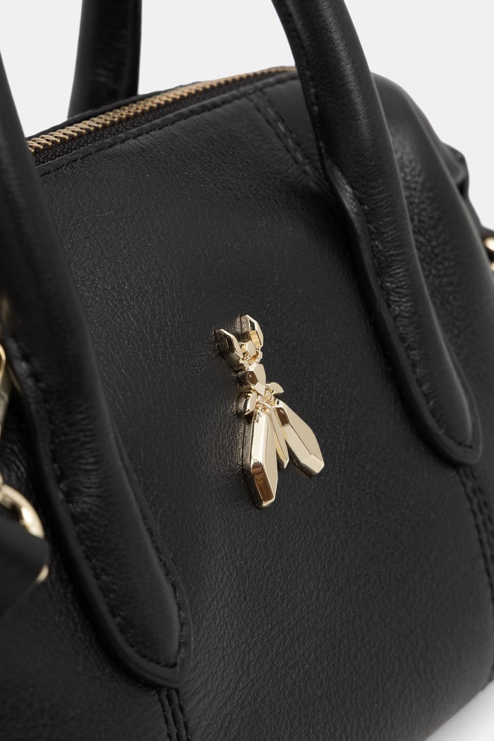 Patrizia Pepe torebka crossbody damska skórzana czarny 8B0010.L162