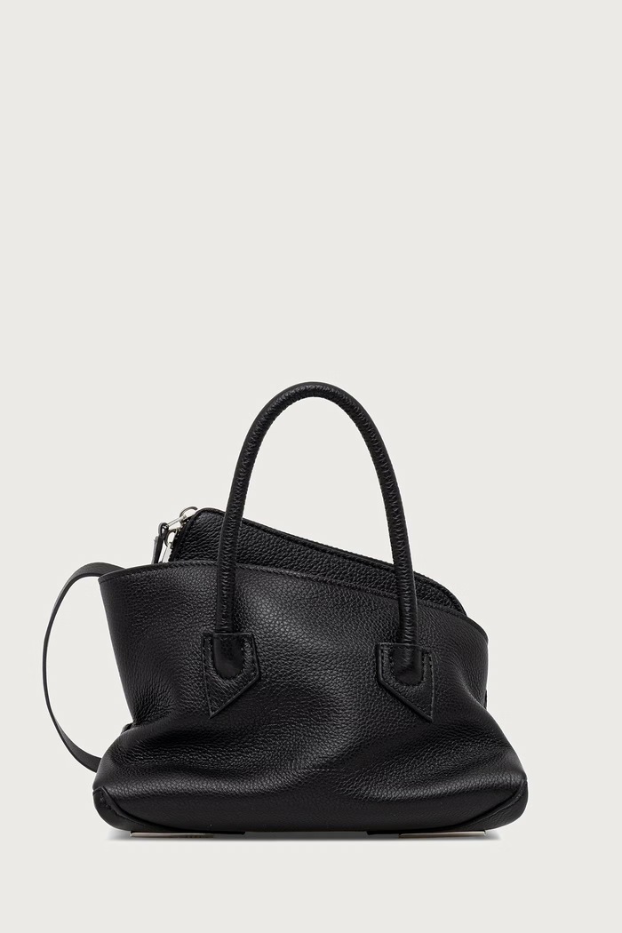 The Attico La Passeggiata Mini tote bag pentru femei din piele negru 260WAH00063LBT117AA