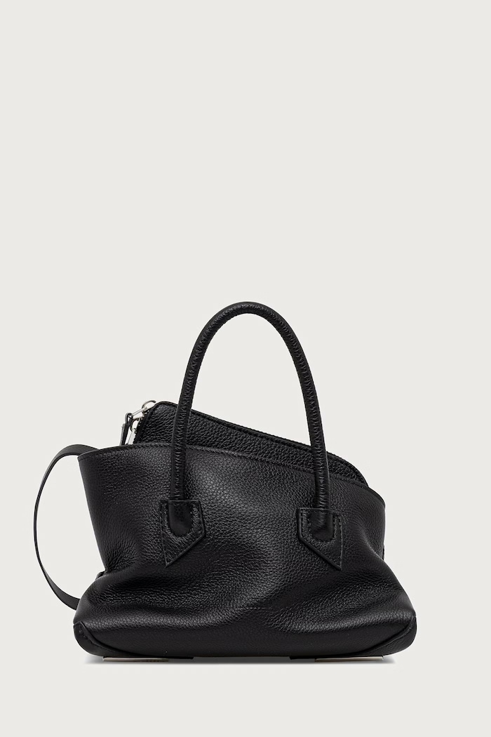 The Attico La Passeggiata Mini tote bag pentru femei din piele negru 260WAH00063LBT117AA