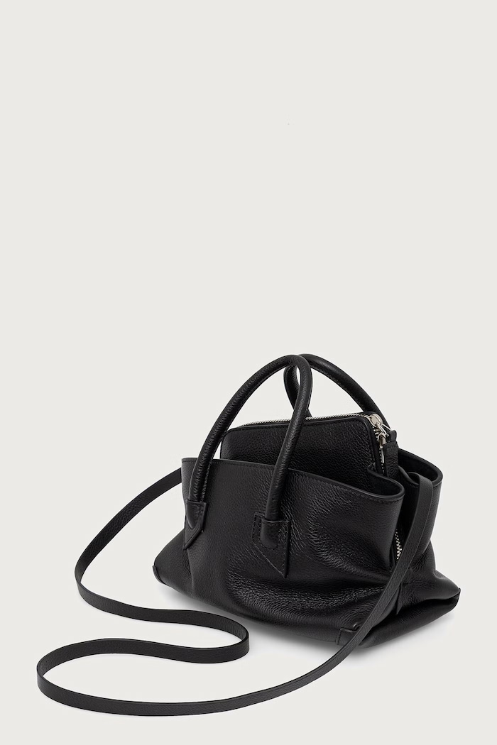 Accesorii The Attico La Passeggiata Mini tote bag pentru femei din piele 260WAH00063LBT117AA negru