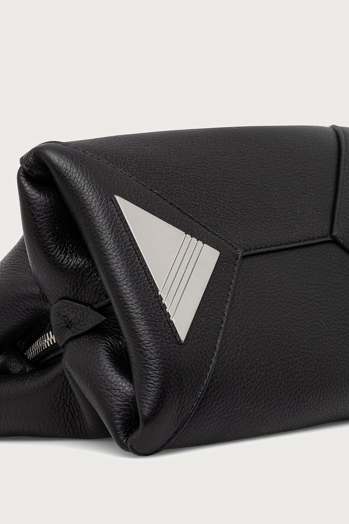 The Attico La Passeggiata Mini tote bag pentru femei din piele 260WAH00063LBT117AA negru