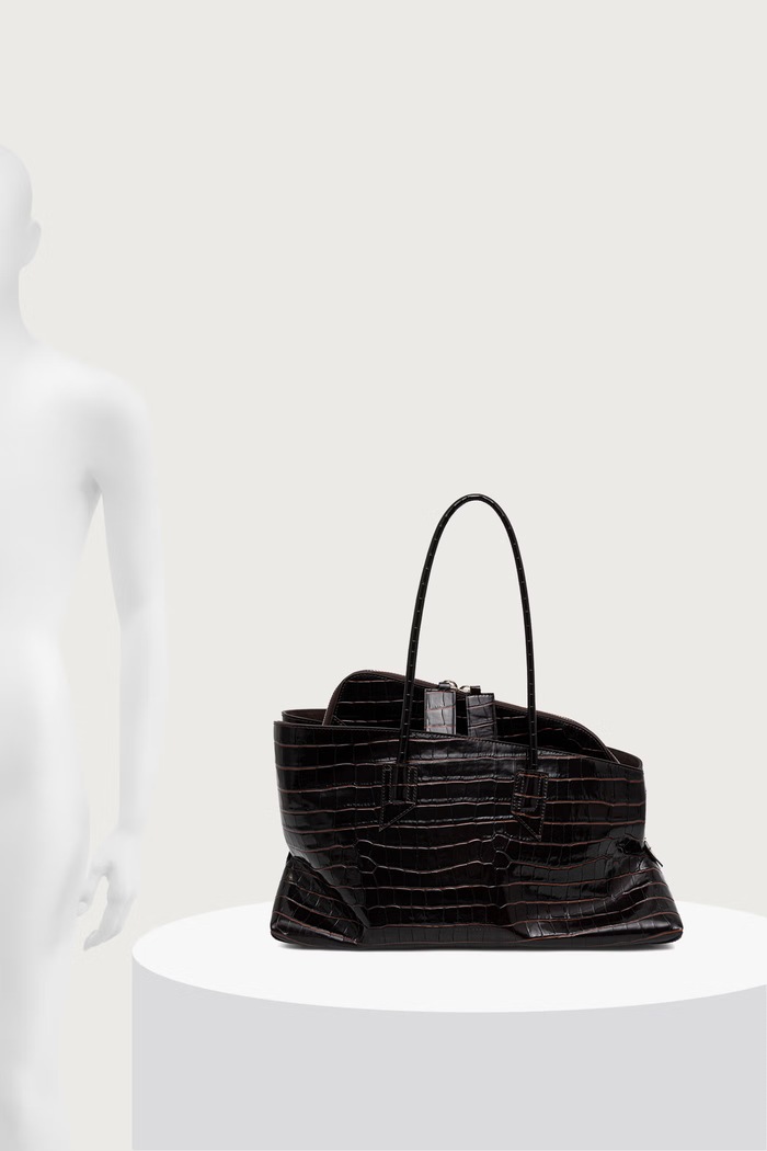 The Attico La Passeggiata Medium shopper torba za žene kožna 250WAH00054LBT021PR