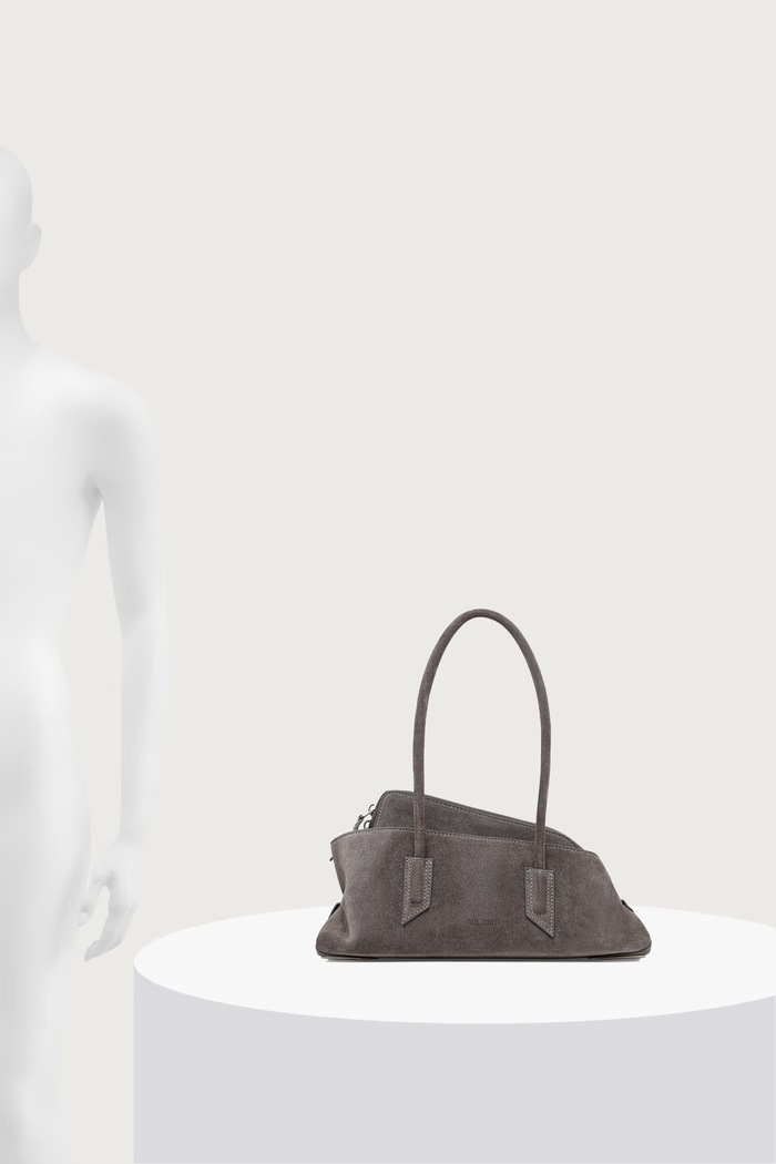 The Attico La Passeggiata Small geantă shopper pentru femei din piele întoarsă 251WAH00058LBT108AA