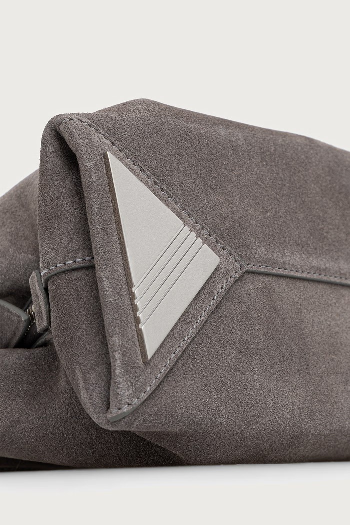 The Attico La Passeggiata Small geantă shopper pentru femei din piele întoarsă 251WAH00058LBT108AA