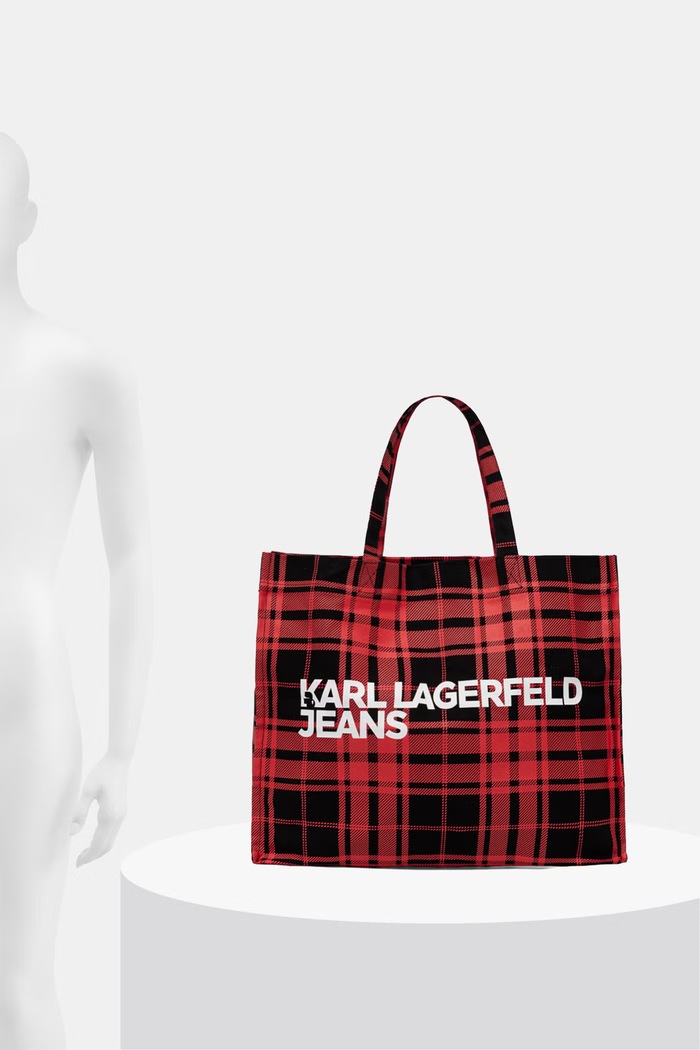 Karl Lagerfeld Jeans shopper torba za žene pamučna B3W50056