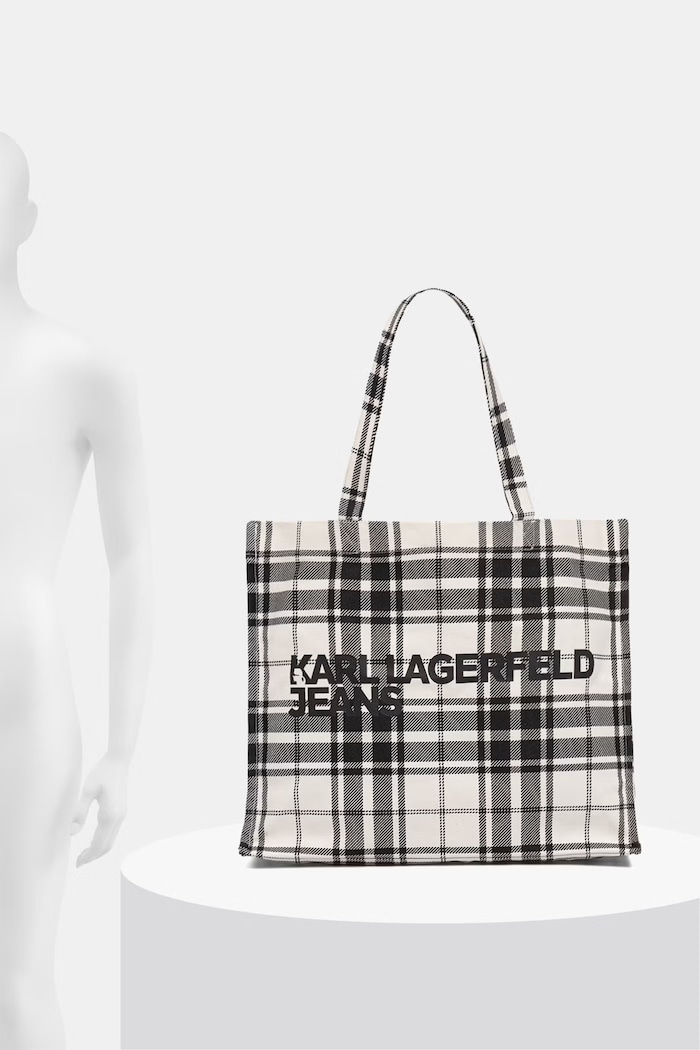 Karl Lagerfeld Jeans torebka shopper damska bawełniana B3W50056