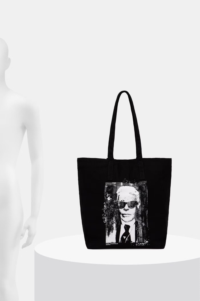 Karl Lagerfeld Jeans torebka tote damska bawełniana B3W50039
