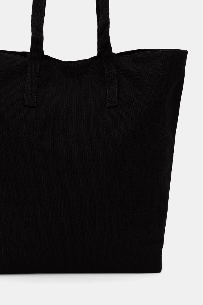 Akcesoria Karl Lagerfeld Jeans torebka tote damska bawełniana B3W50039 czarny