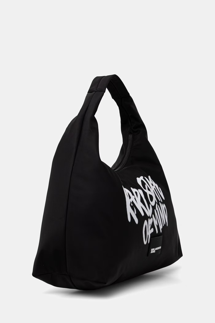 Karl Lagerfeld Jeans hobo bag pentru femei B3W50034 negru AW26