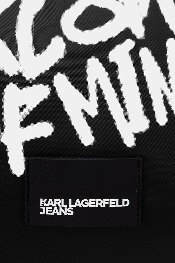 Karl Lagerfeld Jeans hobo bag pentru femei negru B3W50034