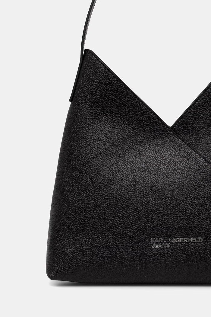 Akcesoria Karl Lagerfeld Jeans torebka tote damska skórzana B3W30199 czarny