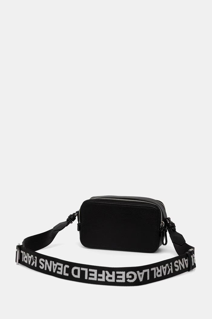 Accesorii Karl Lagerfeld Jeans geantă crossbody pentru femei cu imitație de piele B3W30169 negru