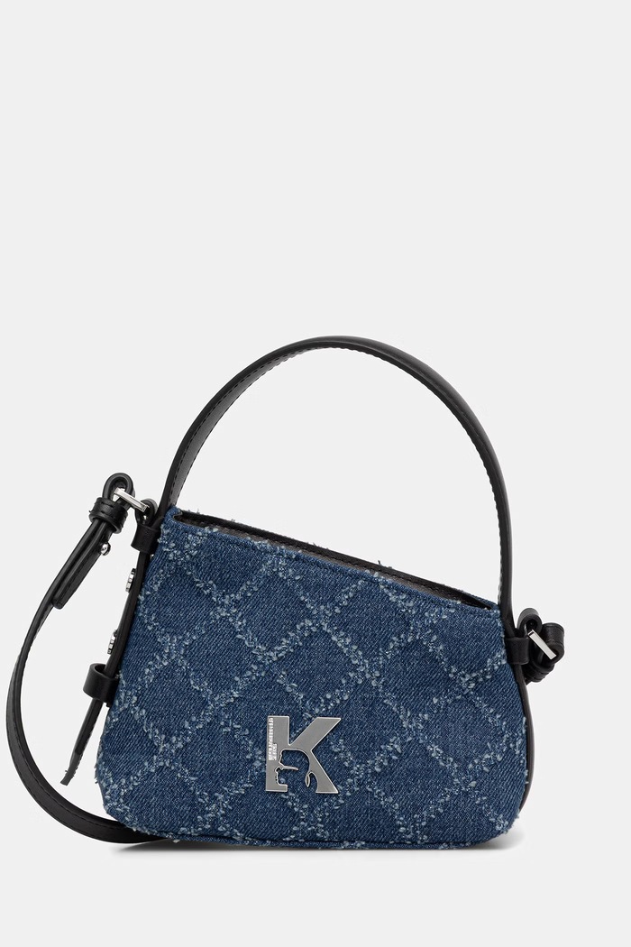 Karl Lagerfeld Jeans torebka crossbody damska jeansowa niebieski B3W30292