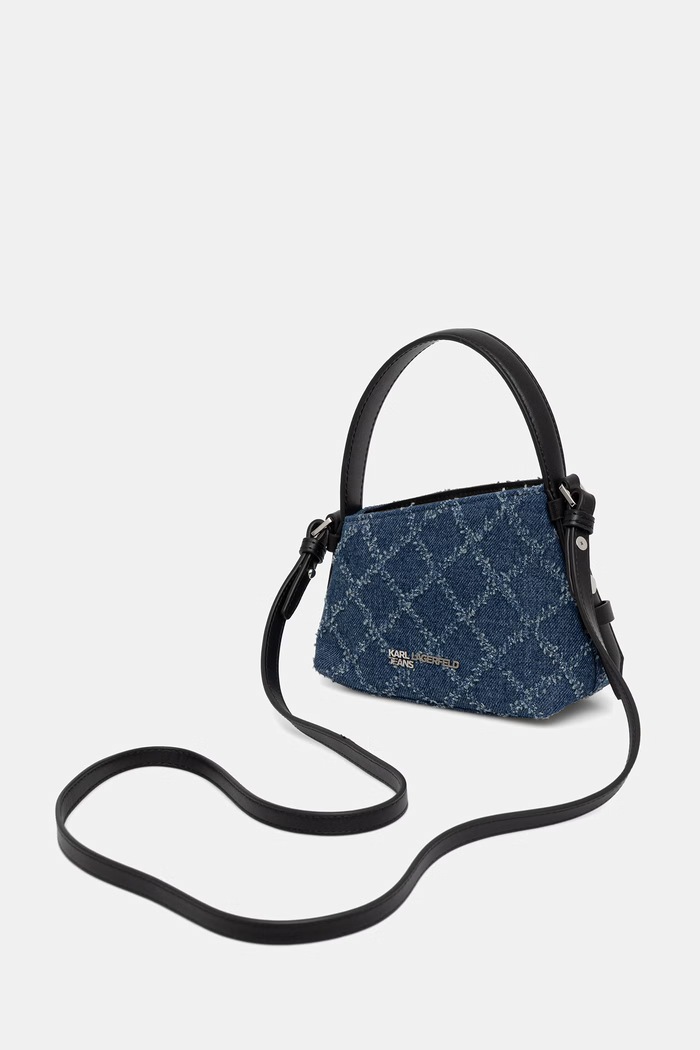 Akcesoria Karl Lagerfeld Jeans torebka crossbody damska jeansowa B3W30292 niebieski