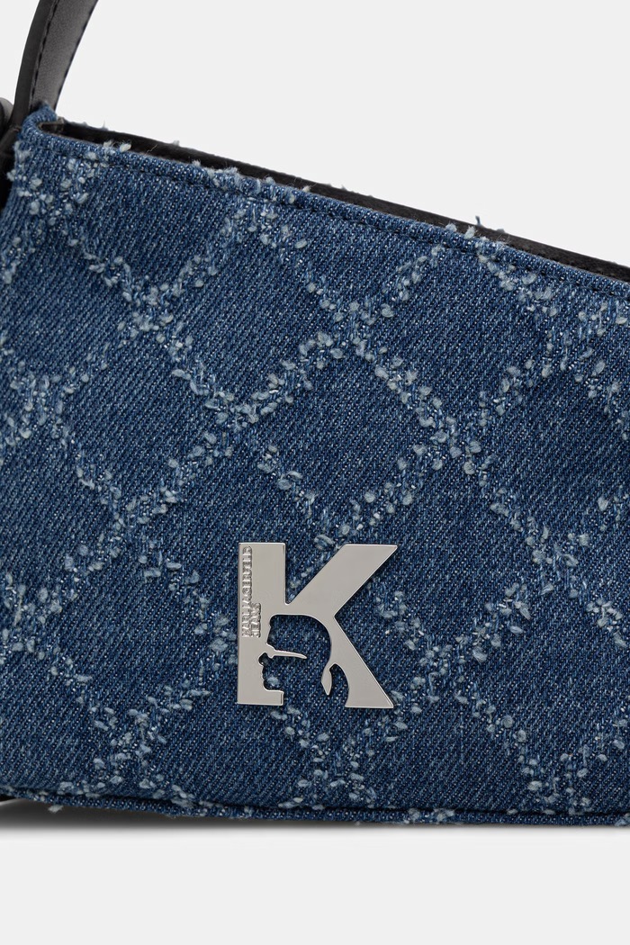 Karl Lagerfeld Jeans torebka crossbody damska jeansowa niebieski B3W30292