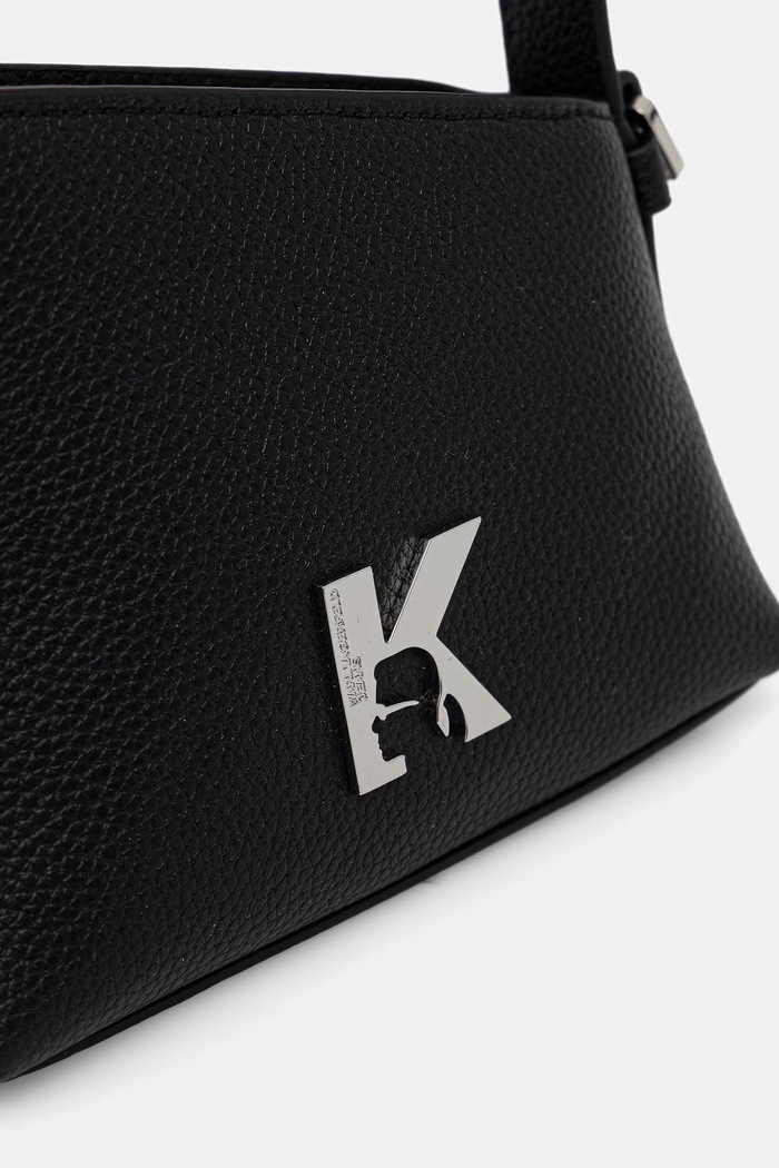 Karl Lagerfeld Jeans geantă crossbody pentru femei din piele negru B3W30291