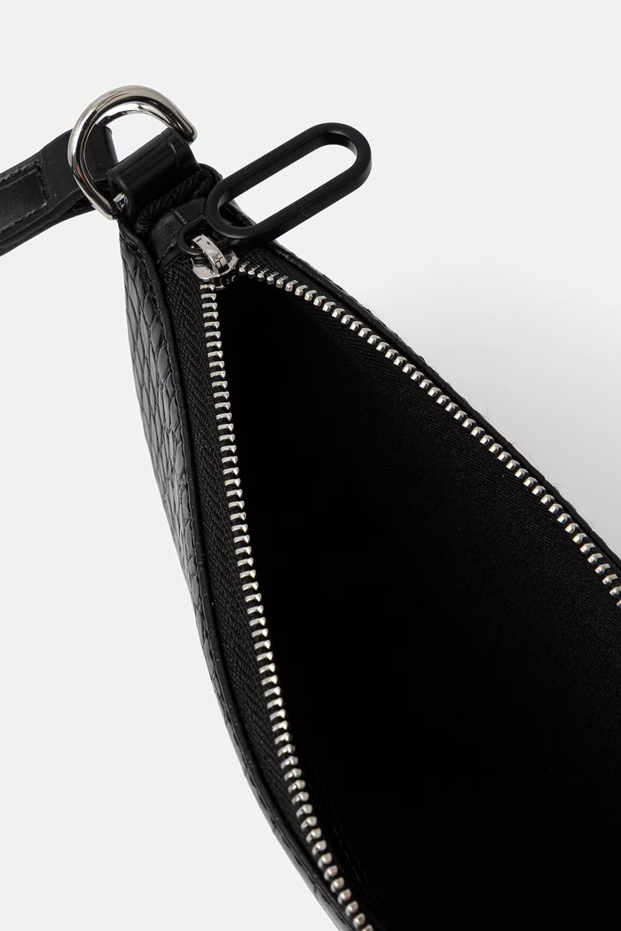 Karl Lagerfeld Jeans geantă pentru femei cu imitație de piele B3W30290 negru