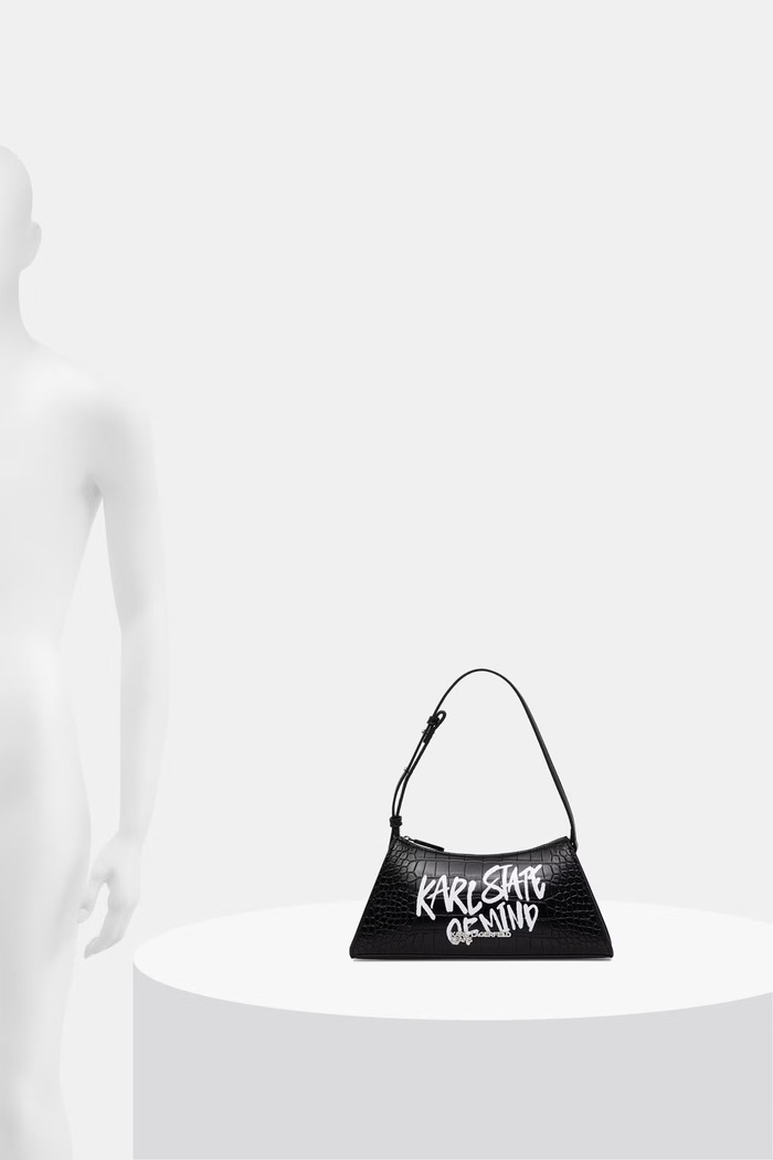 Karl Lagerfeld Jeans hobo bag pentru femei cu imitație de piele B3W30288
