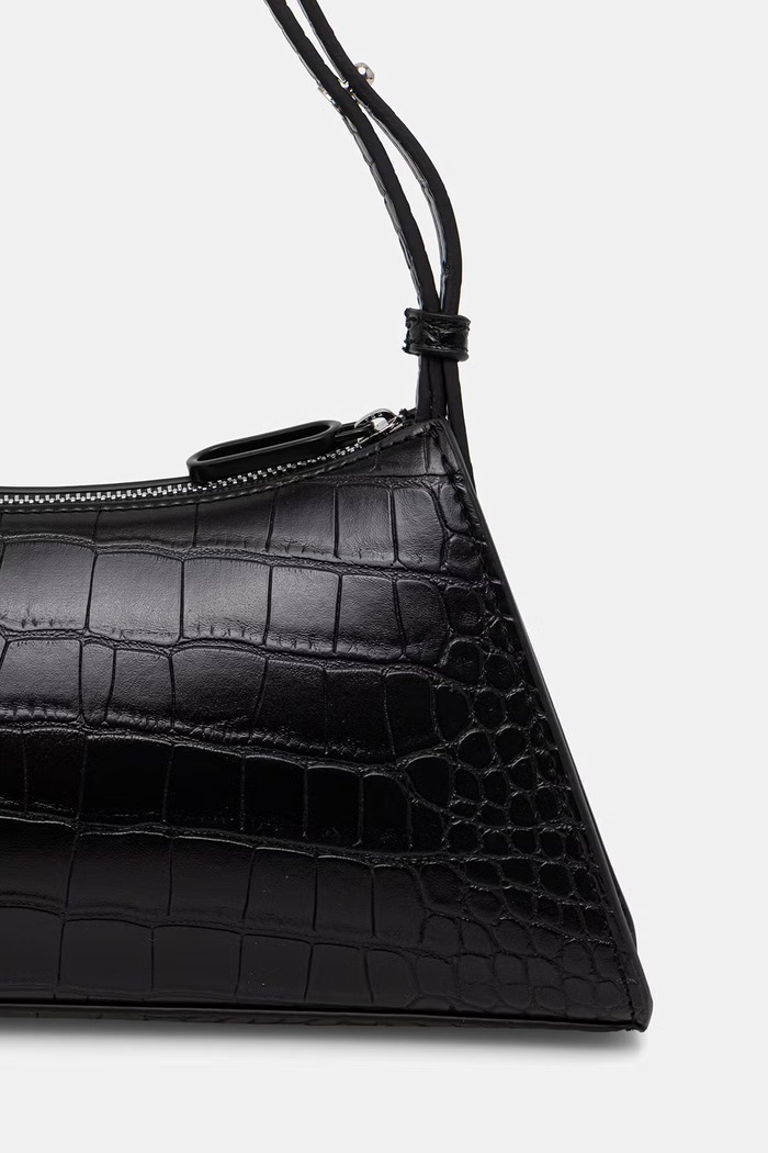 Accesorii Karl Lagerfeld Jeans hobo bag pentru femei cu imitație de piele B3W30288 negru